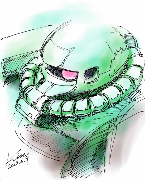 #誰にでも自分だけのザクがある   三色だんご