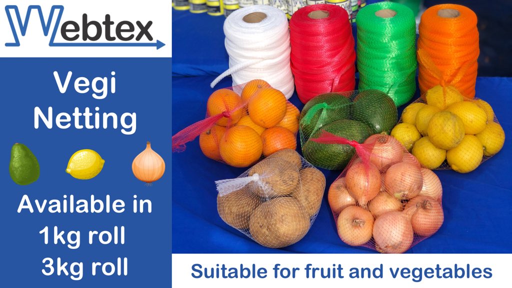 WebtexZw's tweet photo. Keep your fresh produce looking its best🧅👌🏻🍋
#veginetting #packaging #vegetables #fruit #onions #lemons #avocados #potato #garlic #horticulture #zimfarming #supportingagriculture #webtexzw https://t.co/P61rUjeEbp