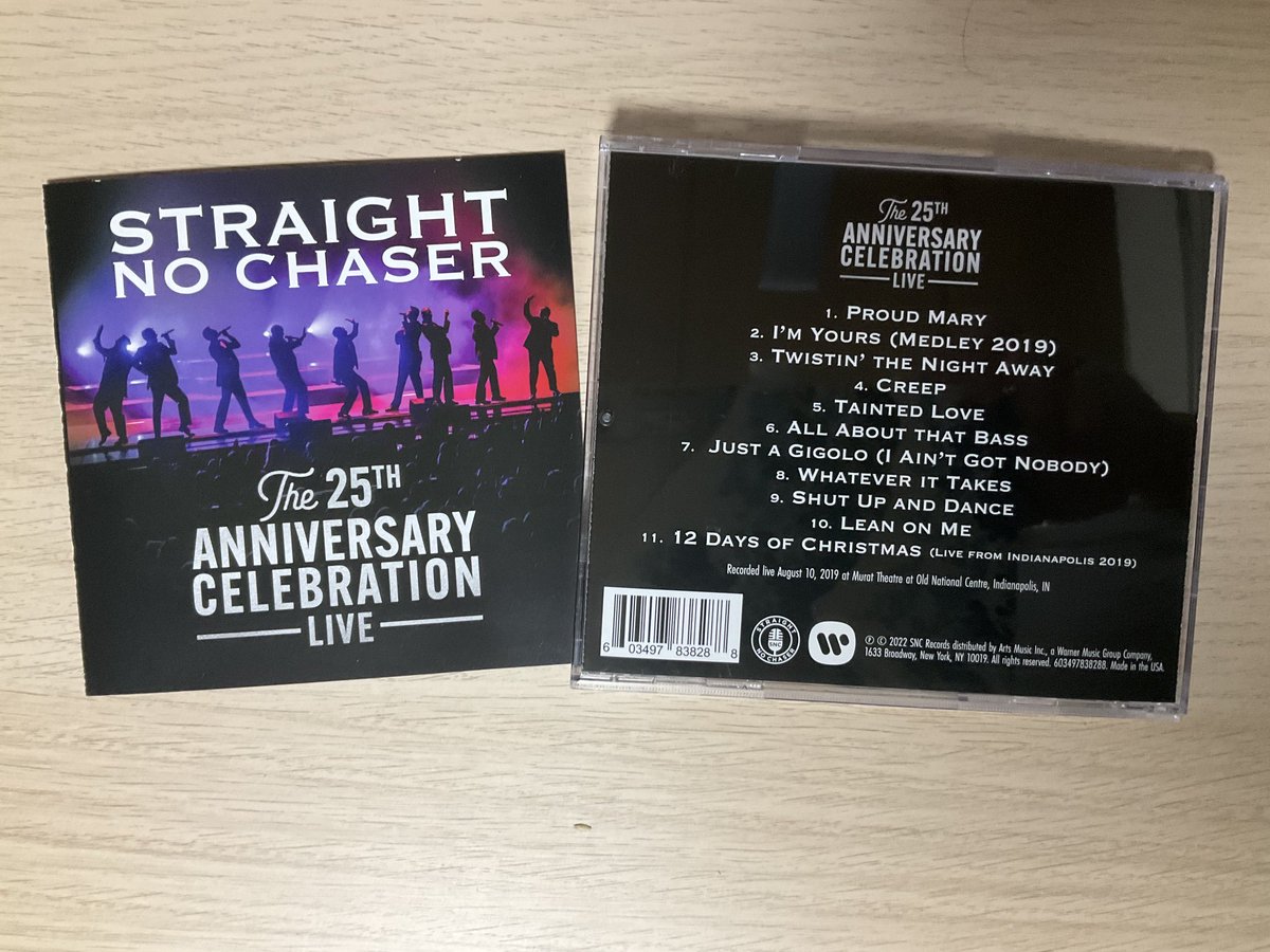 acappella_cds's tweet photo. Straight No chaser’s 2 CDs arrived. #Vocajourney, #acavillage, #SNCmusic, https://t.co/ipQipmEOJ5
