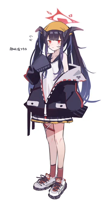 趣味で描いたフウカの立ち絵シリーズ 