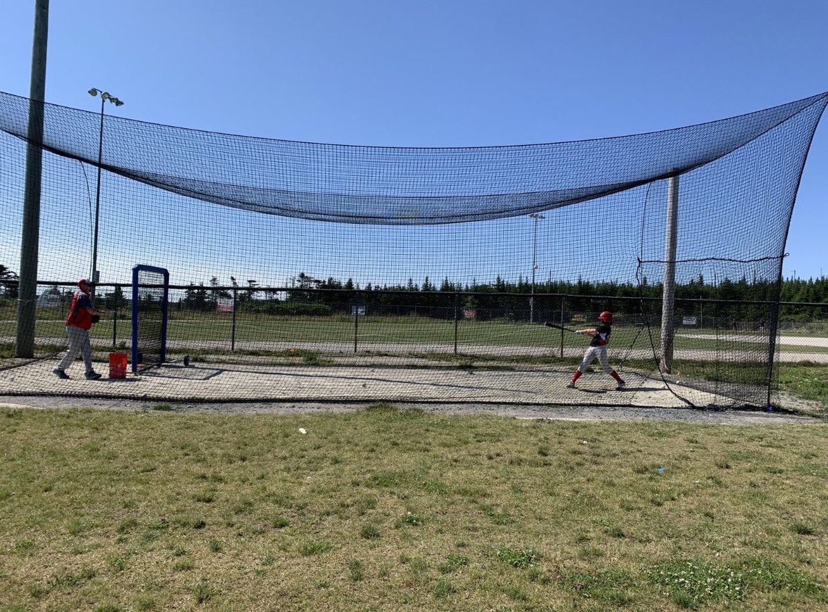 Maggie Cole warming up for our first game in the Heather Healey Female Invitational. Did you know Heather Healey was the first female to be drafted in the history of the St. John’s Amateur Baseball Association?! <a href="/BaseballNL/">Baseball NL</a> <a href="/NLGirlsBaseball/">NL Girls Baseball</a> <a href="/baseballstjohns/">Baseball St. John's</a>