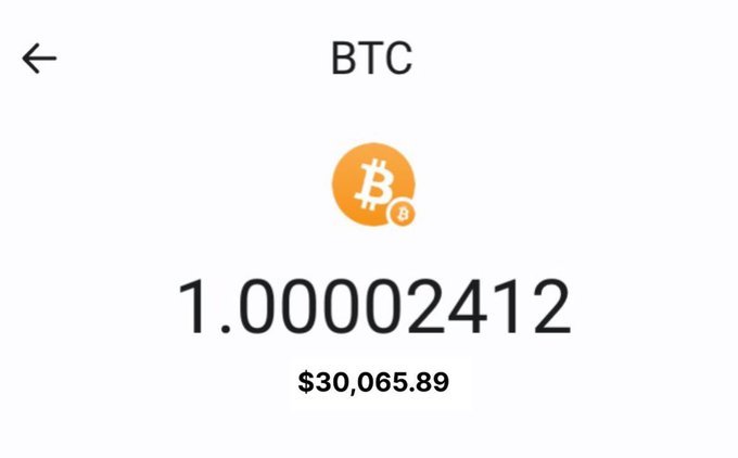 In 72 Hours ⌛⌛⌛

You will receive $2000.00 $BTC in your wallet, just like, follow and rt, Retweet pinned 📌 post and Join TG.

Drop your wallet address👇👇👇
