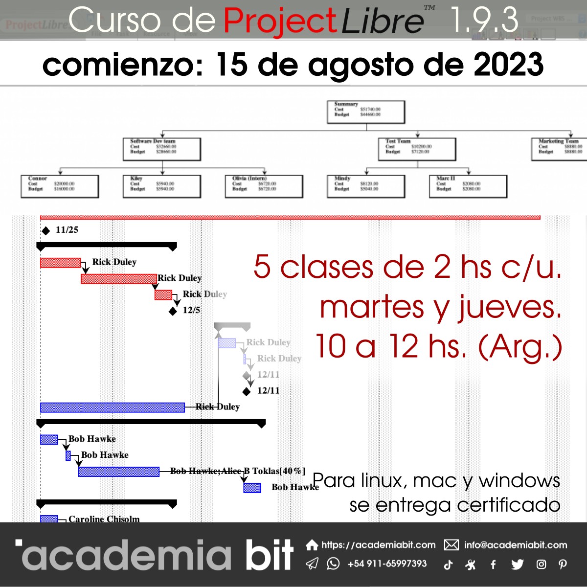academiabit's tweet image. Curso personalizado de ProjectLibre 1.9.3
+info: academiabit.com/cursos/project…
#projectlibre #project #curso #gestionproyectos

Consultas:
🖥️ academiabit.com
✉️ info@academiabit.com
📲 +54 911-65997393