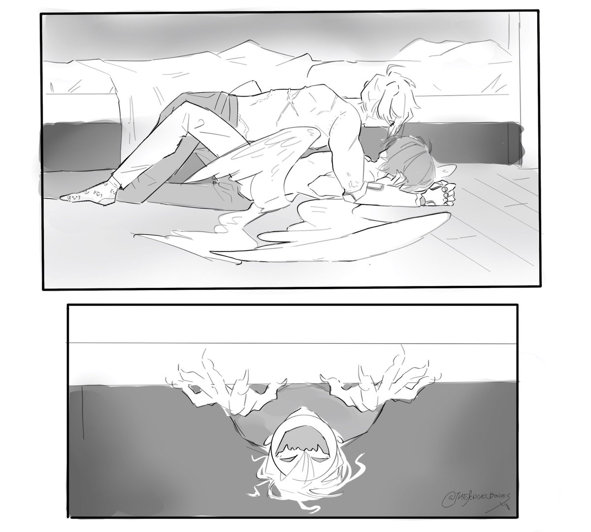 Xizee_'s tweet photo. And it’s finally me and you, and you and me, and us and your friend Xi

#kurolotl #thikkography #kurorosarto https://t.co/GJ5sy0oDBw