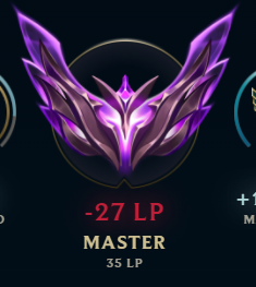 TheGreuben's tweet image. about 2 weeks into the split and i get +20 -27lp :DDDDDDDD in the elo i was already in before reset what a fucking joke