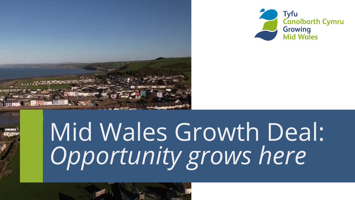What is the Mid Wales Growth Deal? This film explains further and highlights the programmes and projects being supported by it: youtu.be/LaKycdsMpPo
#MidWales #GrowthDeal #OpportunityGrowsHere #Ceredigion
