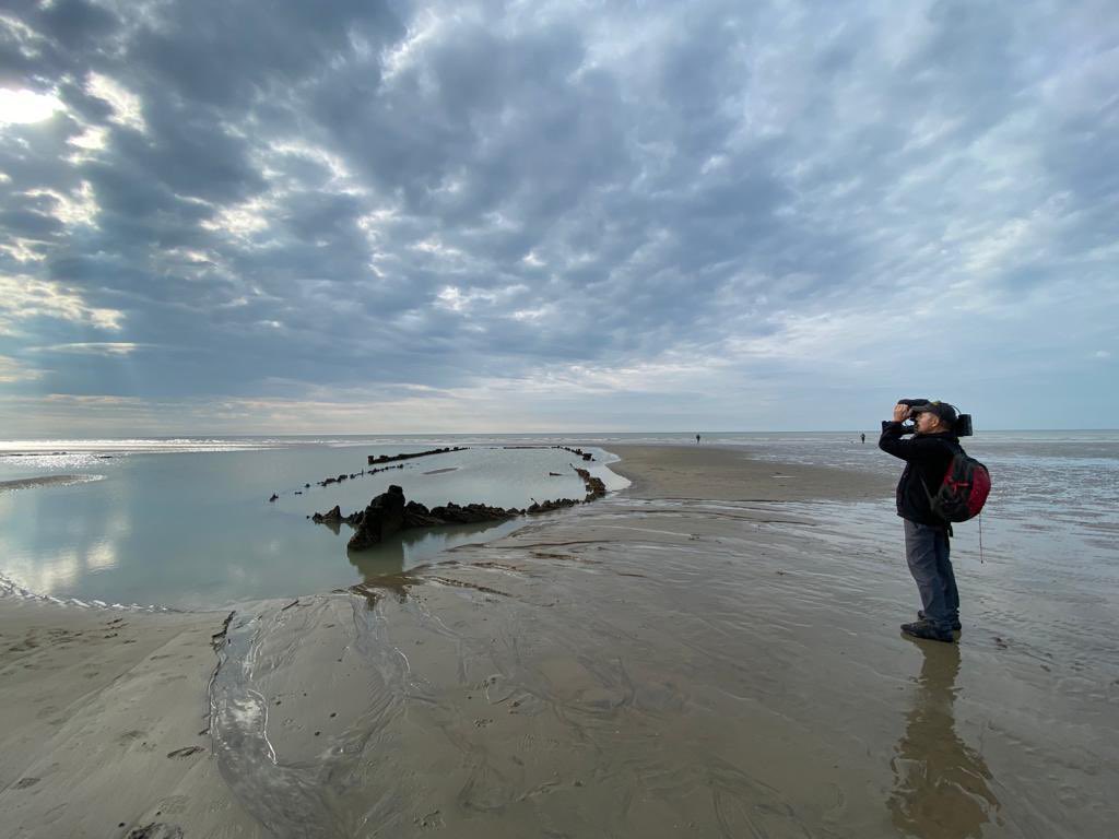 We’ve been filming at the Amsterdam protected wreck today for our @HistoricEngland funded #PWA50 #protectedwreck film and it’s simply stunning! Photo credits: 1 & 2 Michael Pitts, 3 & 4 Anne Shepherd