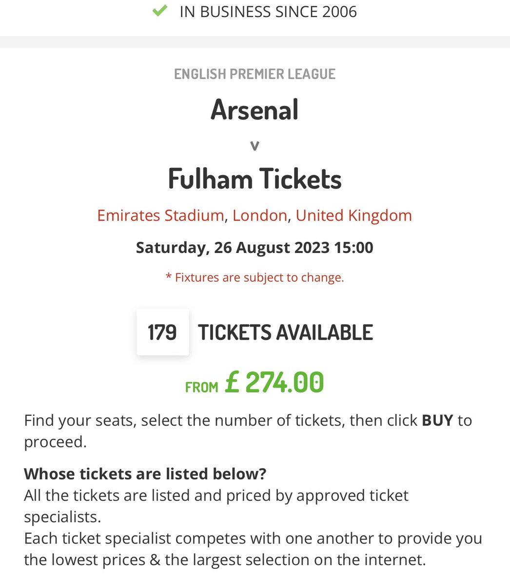 Goonerman16's tweet photo. Tried the @arsenal ballot 0/3.

Trying to get tickets on exchange and all I get is sorry no seats available. Yet on external sites they’re advertising over 200 tickets. WTAF!!!!!
Sort this shit out. 🤬🤬🤬🤬🤬#afcballot#afcArsenal https://t.co/Qm1UAZfNTV