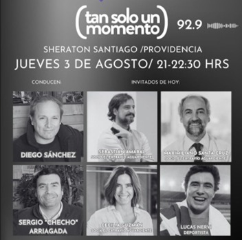 🔶 Si ayer te perdiste #TanSoloUnMomento 🎙️ | <a href="/chechoapes/">Sergio Arriagada</a> y <a href="/DiegoSanchezJ/">Diego Sanchez J.</a> conversaron con el destacado lanzador de disco chileno Lucas Nervi 🥏 y con los fundadores del destilado "Agua Ardiente El Extravío" 🥃.
¡Revive el episodio completo aquí! ⬇️
youtube.com/watch?v=vpq92q…