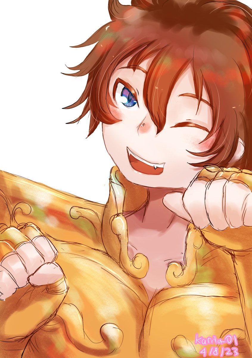 karita_solo's tweet photo. 獅子座の��金聖闘士 レグルスの誕生日だぞ!レグルスくん、誕生日おめでとう🎁🎂
My fav gold saint and Lost Canvas character, Leo Regulus 💕 ลูกรักขาาาาา
#SaintSeiya #LeoRegulus https://t.co/o4pMArqZzJ