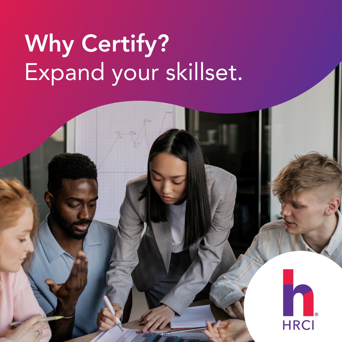 Looking to expand your skillset? More than 80% of surveyed professionals said their HRCI certification allowed them to engage in assignments that required new knowledge and skills.

Reach new heights with HRCI: hrci.org/certifications….