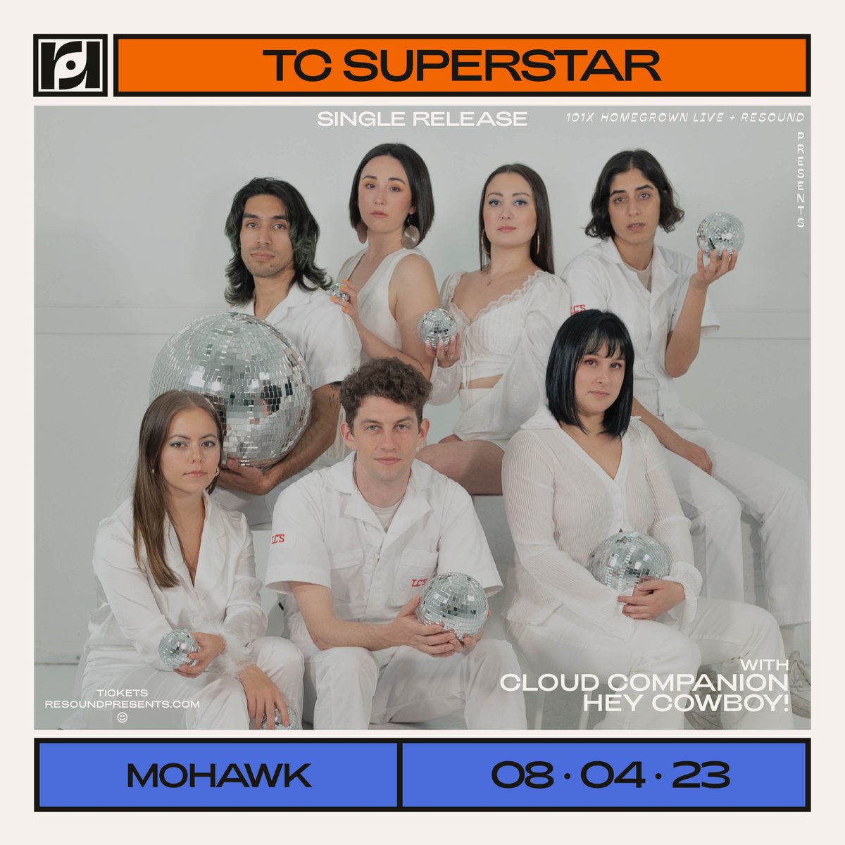 Tonight! <a href="/TC_Superstar/">TC Superstar</a> are throwing a "Single Release Party" at <a href="/mohawkaustin/">Mohawk Austin</a>, and it's this month's <a href="/101x/">101X</a> Homegrown Live. Openers include <a href="/companion_cloud/">~ cloud companion ~</a> and <a href="/hey_cboy/">Hey Cowboy!</a>. Come dance.

🎟️ s1t1.net/3pWlFPJ

🎵 open.spotify.com/album/5jQpFhsW…