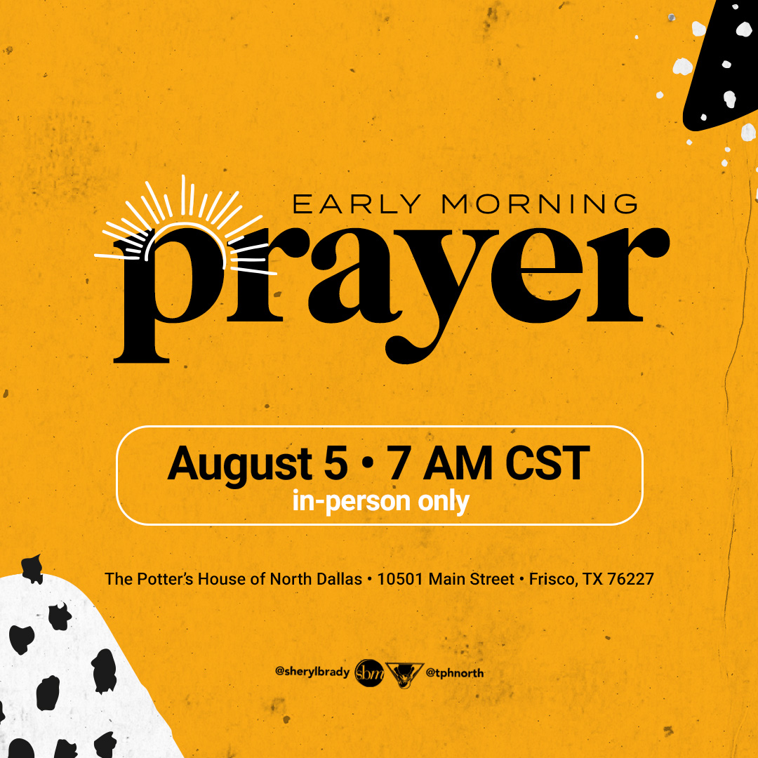 It's August and we are kicking off the month with Saturday prayer! 🙏 Join us on Saturday, August 5th at 7AM as we pray over our children and youth as they enter another school year. Let’s lift them up in prayer as they embark on this new journey.