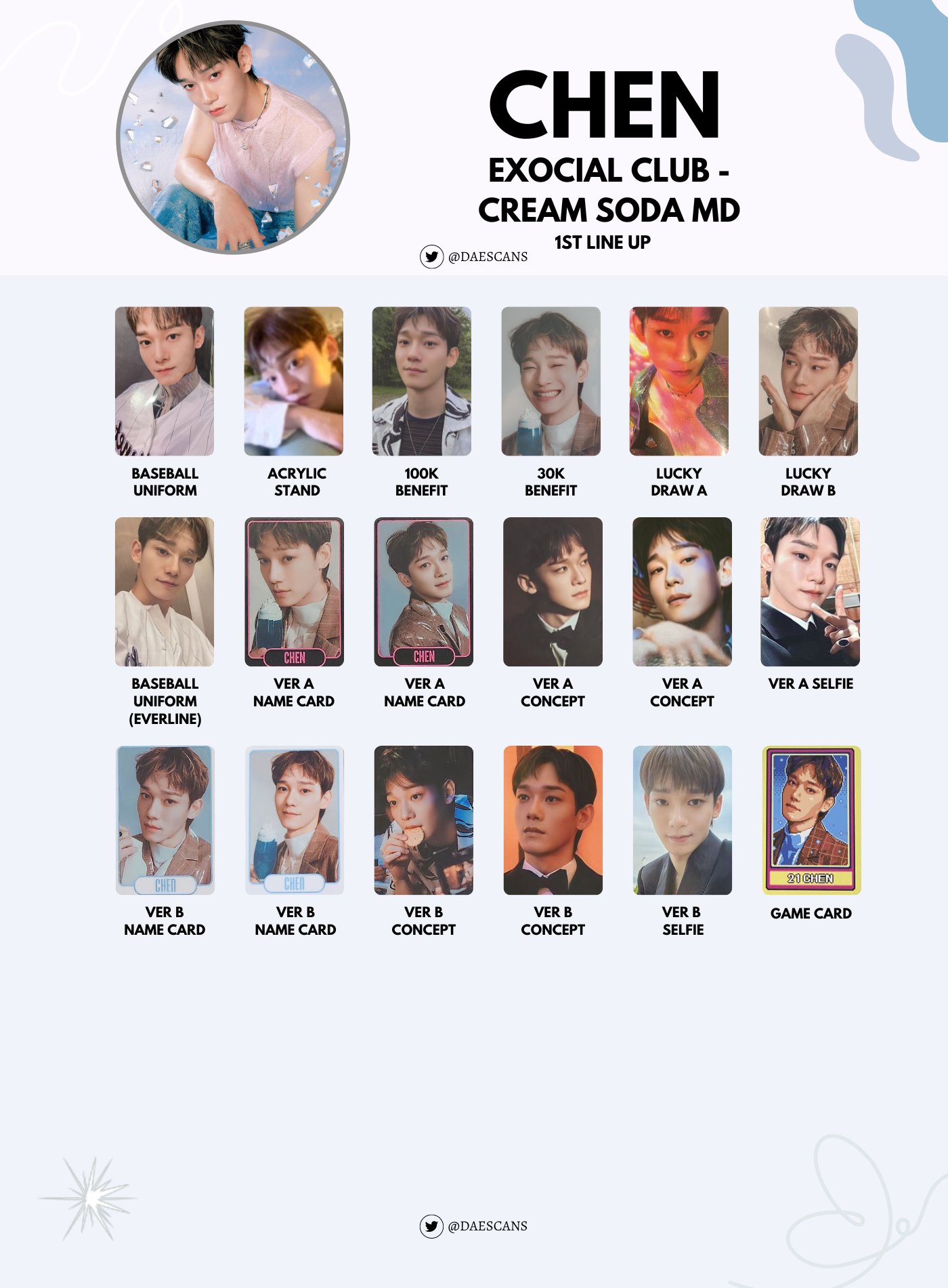 exo EXOcial Club Cream Soda トレカ ベッキョン  ② exo EXOcial Club Cream Soda トレカ ベッキョン ②