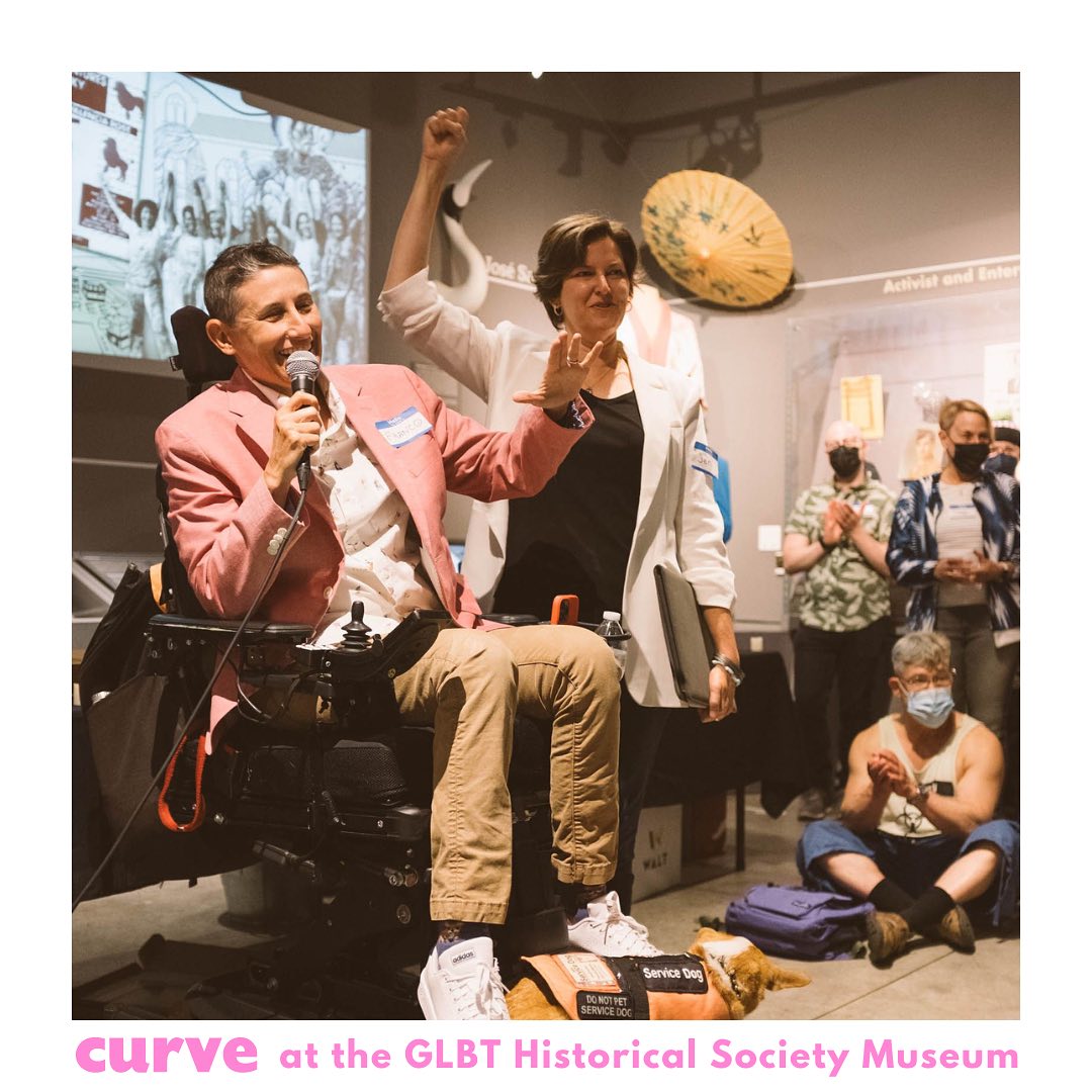 The opening of @CurveFdn's new exhibition — Curve Magazine Cartoons: A Dyke Strippers’ Retrospective — at the @GLBTHistory Museum was truly memorable! If you find yourself in #SanFrancisco, check it out - on now thru Fall 2023: 👉 bit.ly/455Qq3E #LGBTQHistory #QueerArt