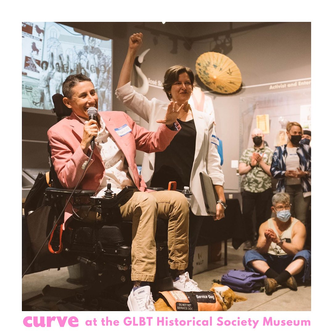 The opening of <a href="/CurveFdn/">The Curve Foundation</a>'s new exhibition — Curve Magazine Cartoons: A Dyke Strippers’ Retrospective — at the <a href="/GLBTHistory/">GLBT Historical Society</a> Museum was truly memorable!

If you find yourself in #SanFrancisco, check it out - on now thru Fall 2023: 👉 bit.ly/455Qq3E  #LGBTQHistory #QueerArt