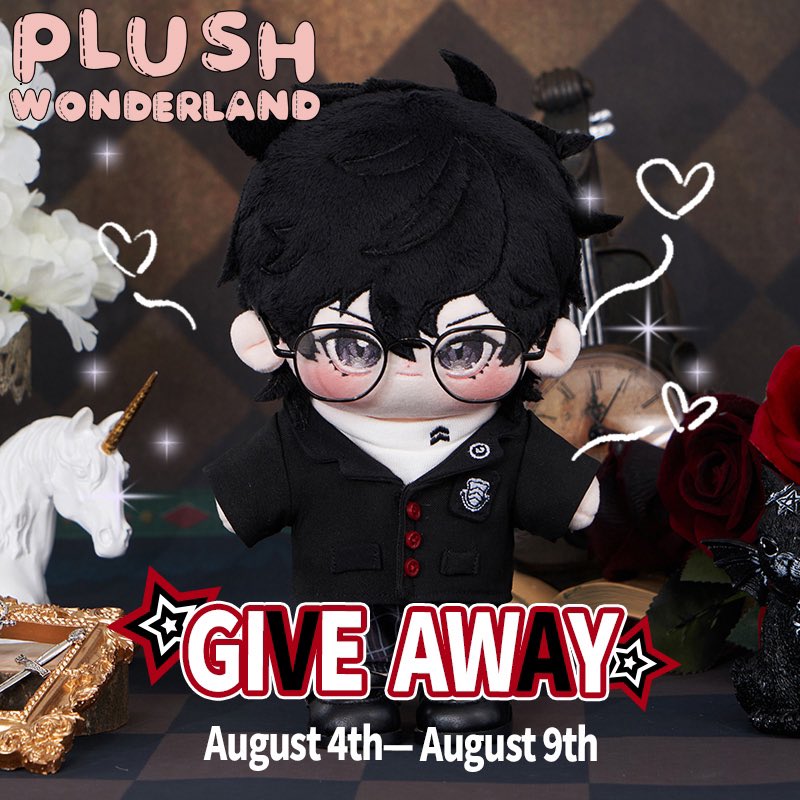 WonderlandPlush's tweet photo. #amamiyaren Plushie GIVE AWAY!🎊

He is waiting for your adoption on our website!😆

🥰How to join in it?
➡Follow us!
➡Like &amp;Comment tag two friends!
➡Share this post! 

The winner will be announced on August 9th. 

#persona5 #persona #p5 #plushie #plushwonderland #giveaway https://t.co/GcR1AKKQC4