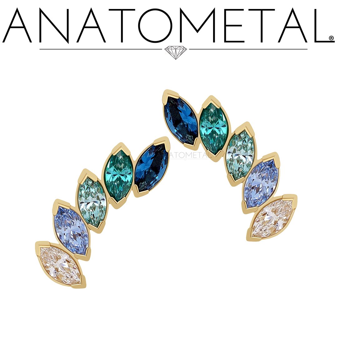 ✨ Luxury meets elegance in our solid 18k gold Fanfare Ends with stunning and captivating design ✨

#anatometal #jewelry #gold #18k #piercing #bodypiercing #safepiercing #madeinsantacruz