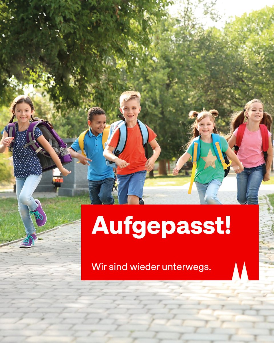 Montag geht die Schule wieder los. Das bedeutet auch: Kölns Schüler*innen sind wieder auf den Straßen unterwegs. 🚦 🚸 

Deswegen im Straßenverkehr bitte besonders aufpassen, damit die Kleinen gesund und munter zur Schule kommen. 🙌 

#stadtköln #schulstart #rücksicht
