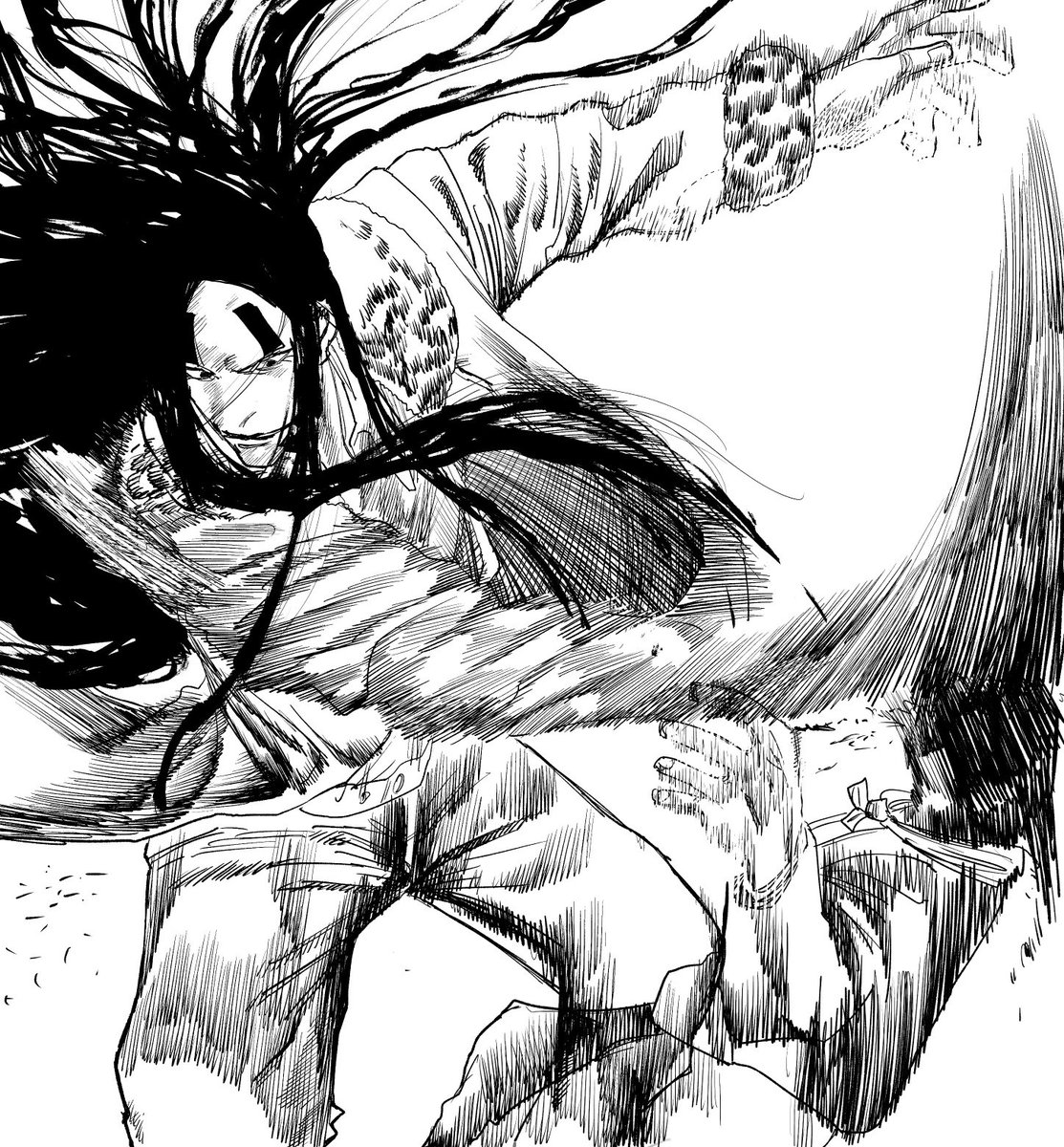 没コマ何だけどペン入れもしてたから供養。ぼうたろさんです。……この漫画、あと1週間くらいで描き終えれるかな……