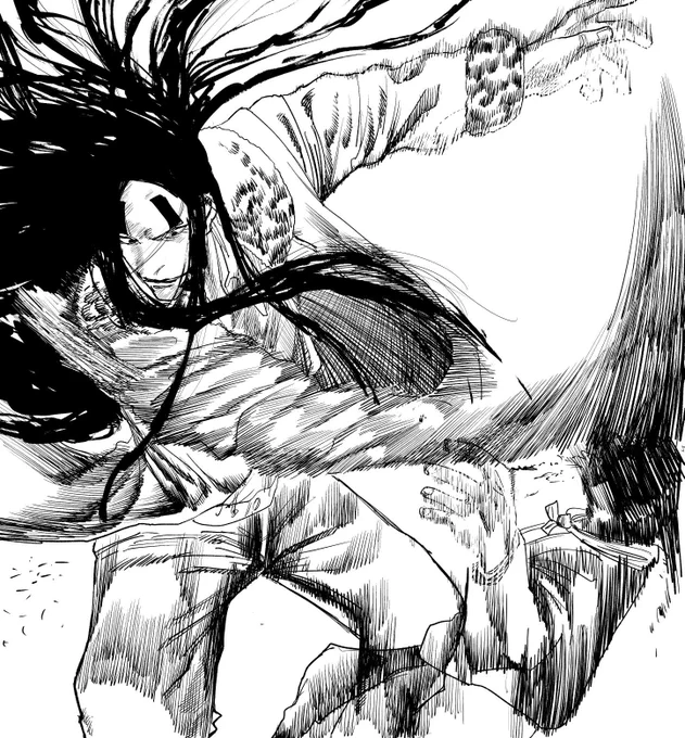 没コマ何だけどペン入れもしてたから供養。ぼうたろさんです。……この漫画、あと1週間くらいで描き終えれるかな……