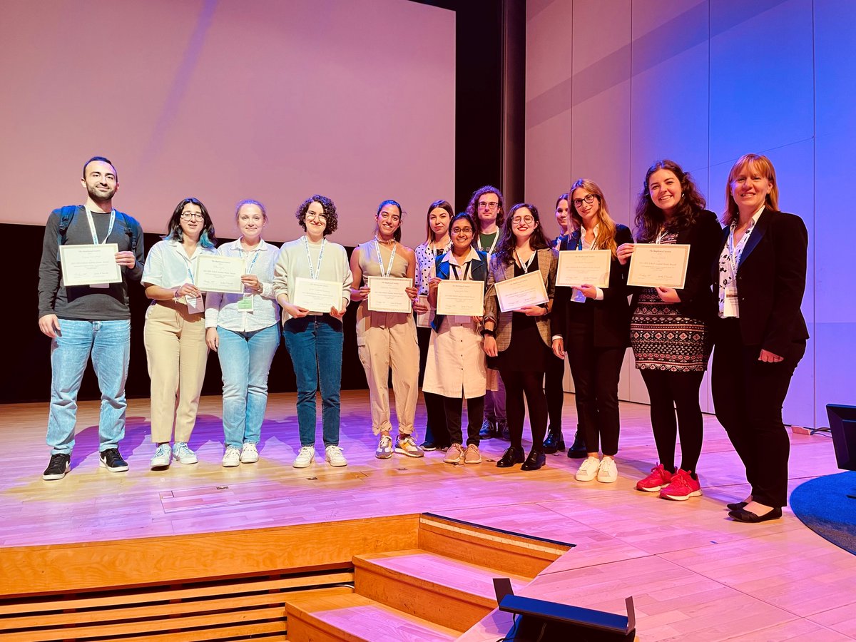 BiophysicalSoc's tweet photo. Congratulations to the 2023 BPS-EBSA Student Poster Award winners at the 14th EBSA Congress! #EBSA2023 https://t.co/xpHt0hNzlj
