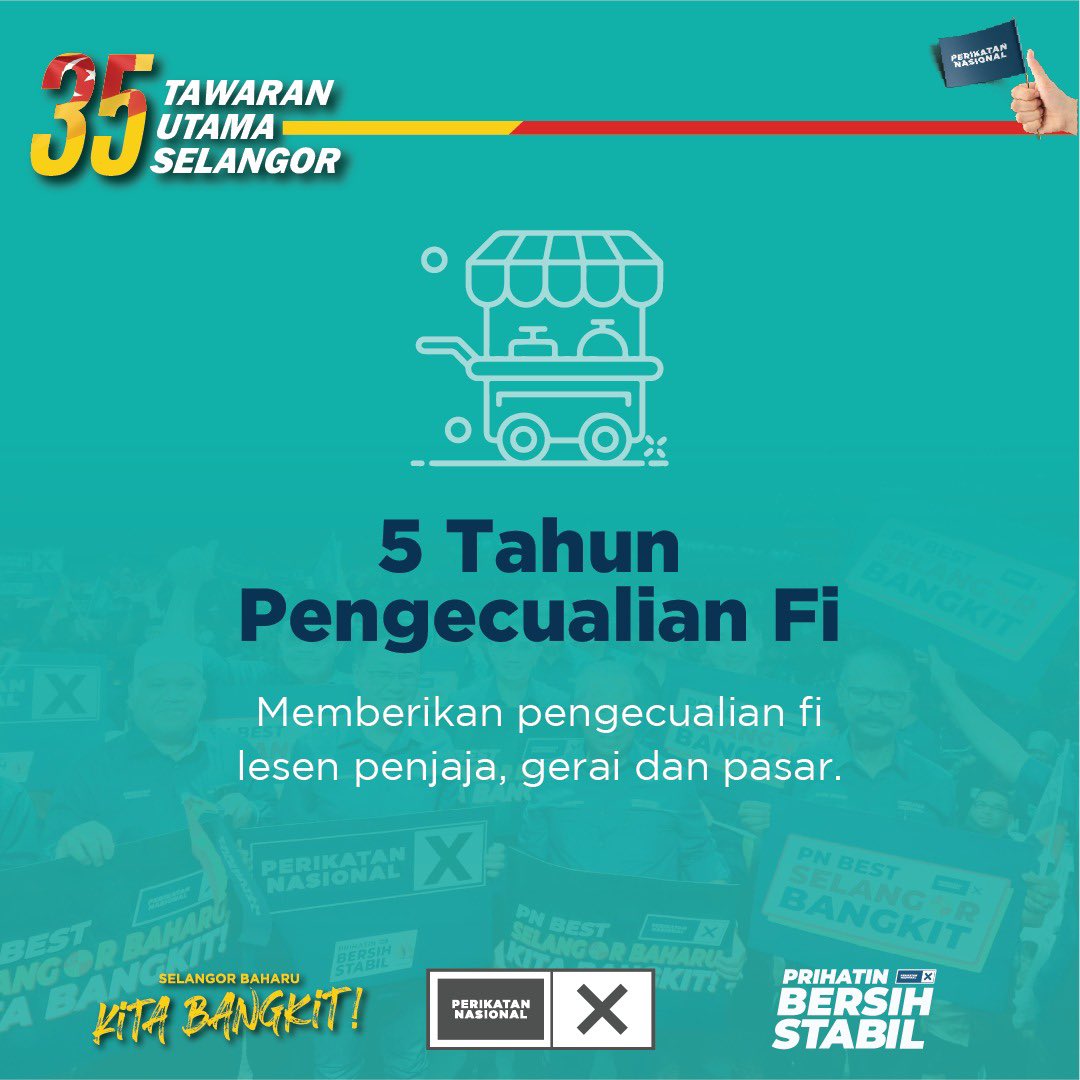 ammaraffie's tweet photo. Tawaran PN Selangor - antara manifesto yang terbaik. 

Jom undi Perikatan Nasional! Selangor Baharu! https://t.co/4p08Bi7vtI
