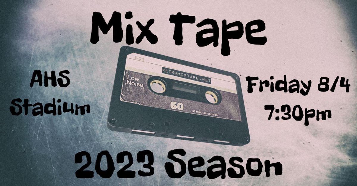 IT’S THE FIRST SHOWDAY for the 2023 FHMB!!!! 🎶🎧🥁🎺 
It’s the annual Community Preview! Come and support the kids to see the AMAZING WORK they’ve been putting into “Mixtape!” ALL Welcome. FREE Event. $1 Popcorn, Spiritwear Booth and FHBands Booster Membership table.