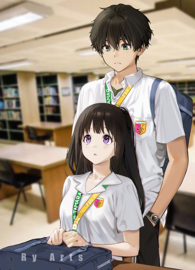 RyanLuiseMNL's tweet photo. Missing those college years. 🔰💛💚 #feu #anime #commisionsopen #digitalart #fanart #procreate #procreateart #ryarts https://t.co/ui25sMYRXv