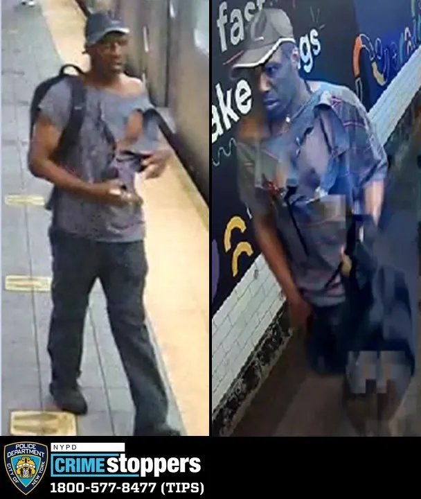 Crime_In_NYC's tweet photo. A 42-year-old man was riding a southbound 5 train shortly before 7:30 a.m. on Wednesday when another man walked up and started an argument with him.

The victim got off at the Wall Street stop, but the suspected followed him while wielding a black sock containing a hard object.

The man pummeled the victim in the face with the stuffed sock, leaving him with gashes, police said.

https://t.co/Q1iVJ3rVwI