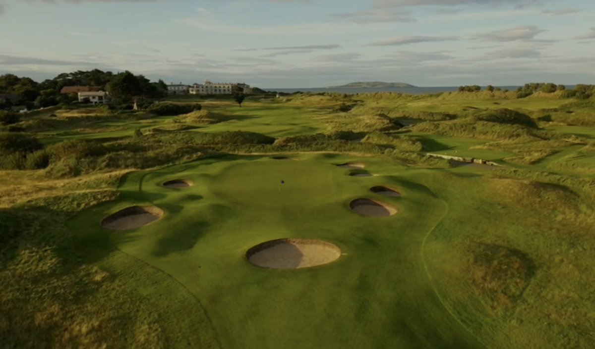 “It’s not a profession, it’s a devotion.”~Fintan Brennan, Superintendent of @PortmarnockLink. 

He’s been here 30 years, since the course was being built. During Covid he started beekeeping and harvesting the honey. His son is he’s assistant. “I use no insecticides and selective