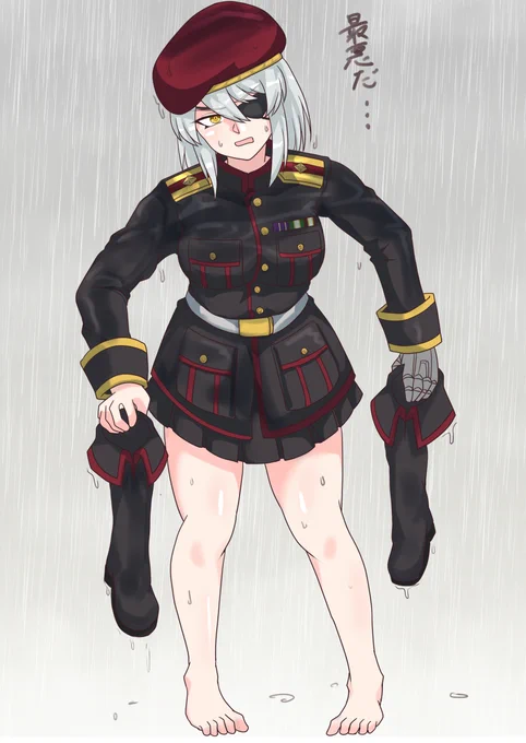ゲリラにやられたシュランゲちゃん