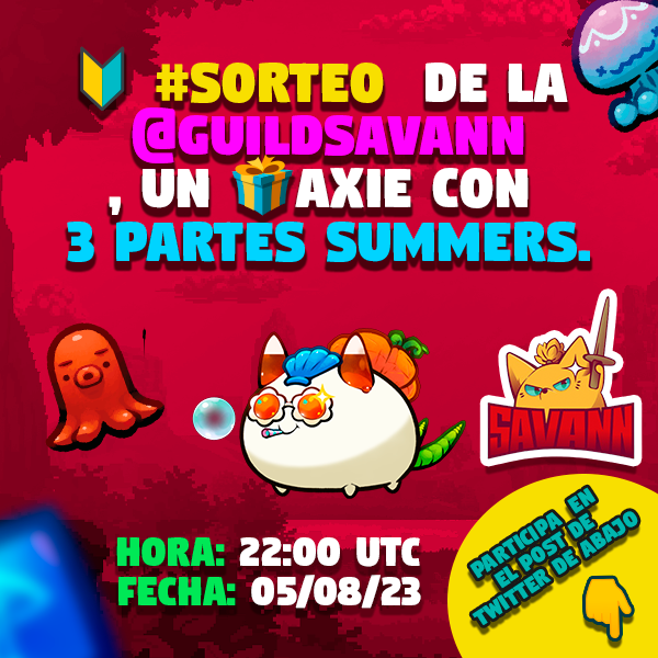 GuildSavann's tweet photo. 🎁Solo falta 1 dia para el sorteo, no te lo pierdas !!!
👉https://t.co/DyQb8IDKbm https://t.co/FO9NNYrn9D