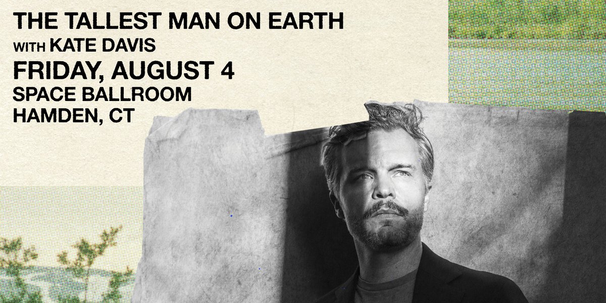 TONIGHT (8/4)! The Tallest Man On Earth is here with @katedavismusic! Limited tickets available at the door or online: bit.ly/TallestMan_SB23