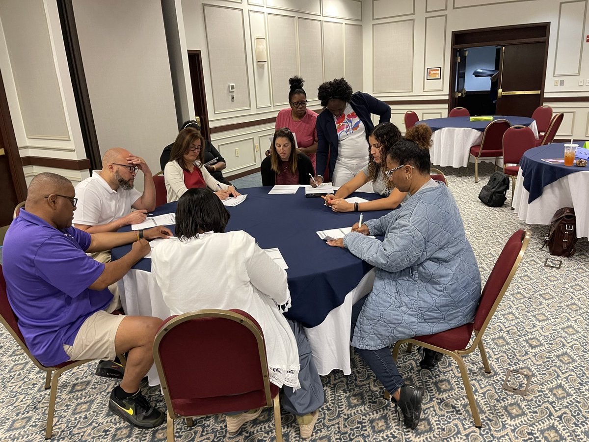 PFrancisNTN's tweet photo. Summer training fun with @PGCPSK5Math teachers. Multiplication standards jigsaw.
So much information was gathered. @NTNMATH #multiplicationprogressions
#standards
#rigor
#communityoflearners
#justgettingstarted
#unlockinfinitepower https://t.co/TI5ztiutkr