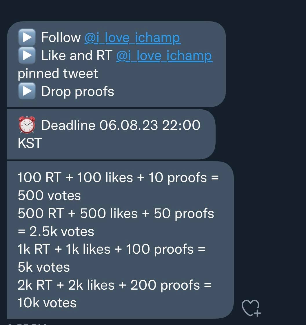 IDOLCHAMP DEAL FOR #TREASURE ON SHOWCHAMPION 

— follow <a href="/i_love_ichamp/">I love IdolChamp</a> 
— like &amp; rt 👉 x.com/i_love_ichamp/…
— DROP PROOFS 

Let's aim for the last goal (10k votes for 2k likes &amp; rt and 200 proofs) Teumes ‼️