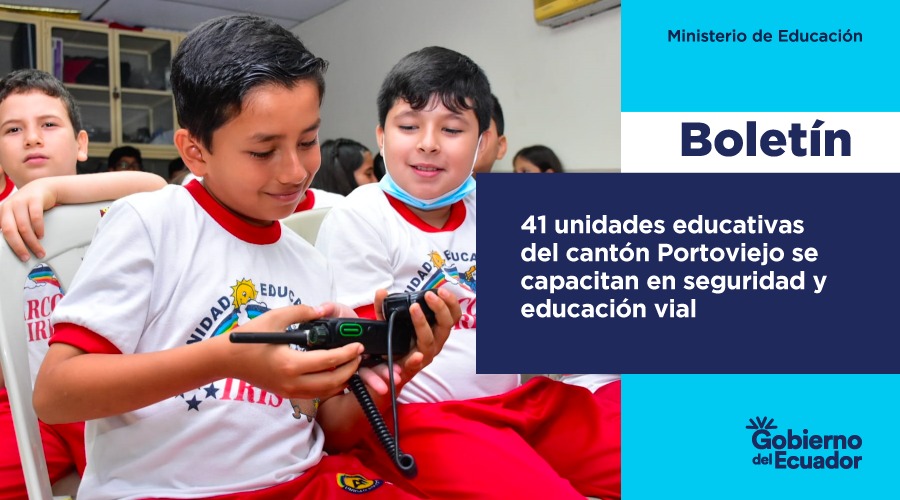 [BOLETÍN] En el cantón Portoviejo, más de 2 mil estudiantes recibirán capacitación en seguridad y educación vial.

Más detalles ➡️ bit.ly/3YjcsxJ

#TransformaciónEducativaEc
