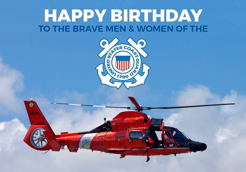Happy 233rd Birthday, U.S. Coast Guard! 
From safeguarding our coasts to heroic rescues, thank you for 233 years of service and dedication. #CoastGuard233 #HappyBirthdayCoastGuard #HeroesAtSea #mi4bh #tbi #PTS #veterans #firstresponders