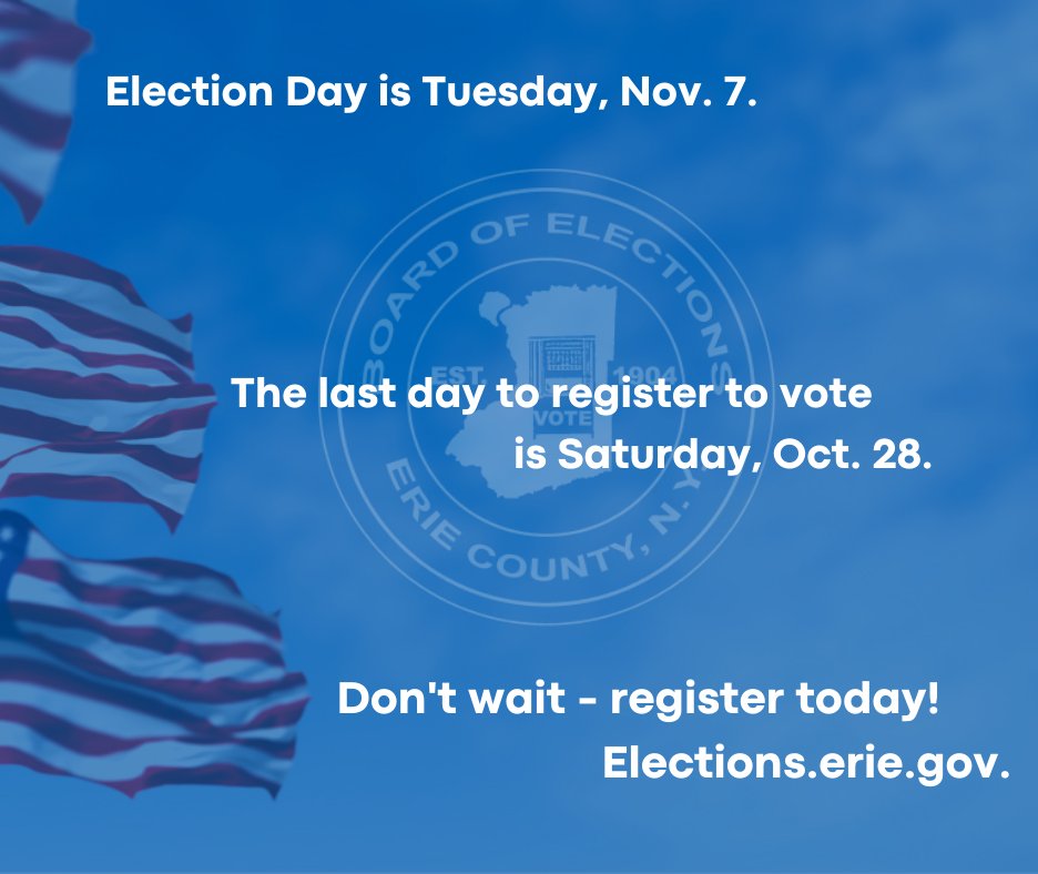 Erie CountyBOE (@eriecountyboe) on Twitter photo 