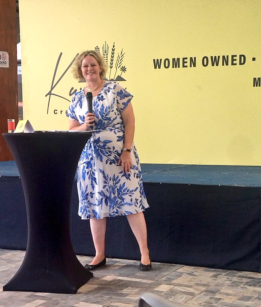 LucyCorne's tweet photo. Jessi Flynn, MD of @KwezaBrewery at the opening ceremony of Rwanda's first craft brewery: "We are the first country in the world whose craft beer scene is being started by women".

Whoop! https://t.co/eRPHGogqdp