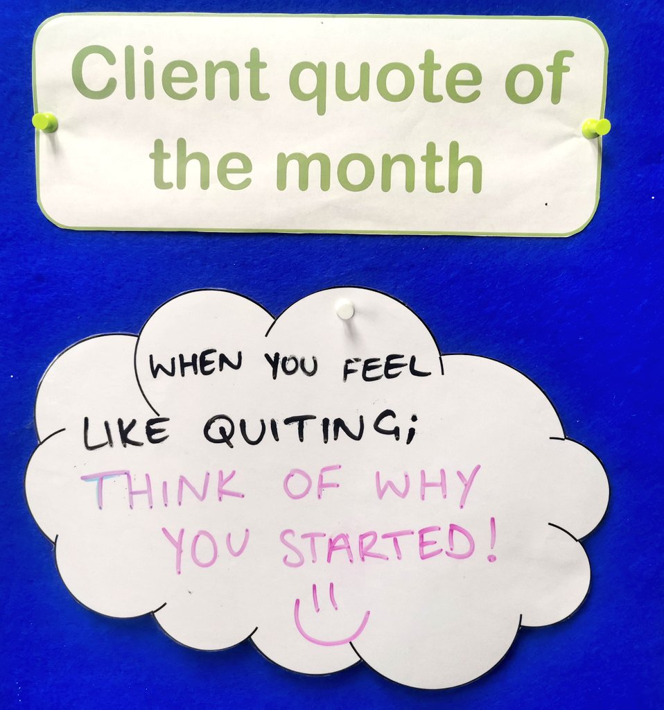 A little weekend motivation - 'When you think of quiting; think of why you started! ' ✨

#kikit #Addiction #Community #BAME #drugaddiction #alcohol #supportlocal #detox #birmingham #BeBoldBeBham #awareness #recovery