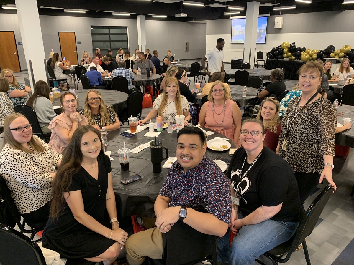 KoriAcevedo's tweet photo. @DrJosh_Garcia   New teacher orientation Kaufman ISD. Phillips Elementary “new to the crew” #LionPRIDE #kaufmanlionsforever https://t.co/NSIp62rTB3