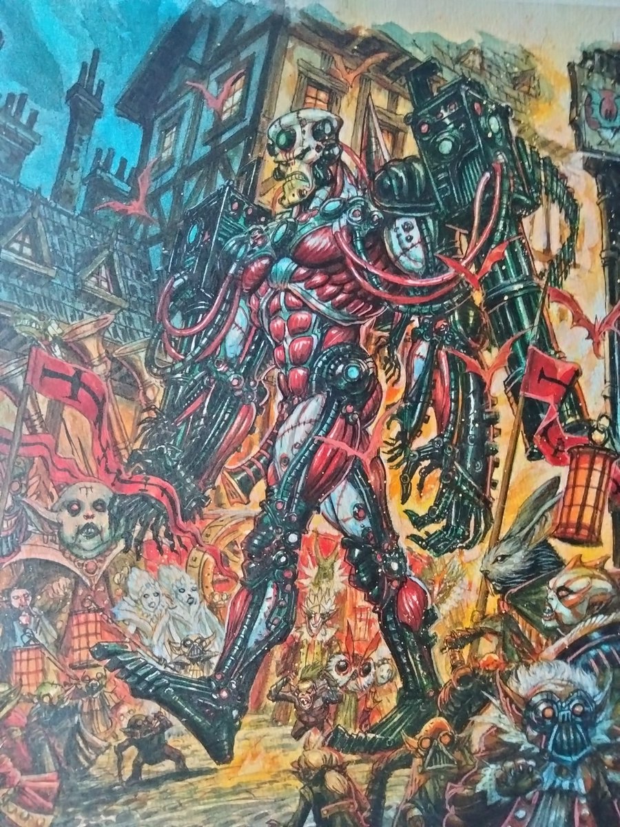 PatMillsComics's tweet photo. Olivier's coloured Deucalion in Dracula's Victory Parade does not disappoint! Great fun poring over all the characters, like the unfortunate fellow about to become a smear in the road!
#requiemvampireknight https://t.co/dZ2uGZ8Id2