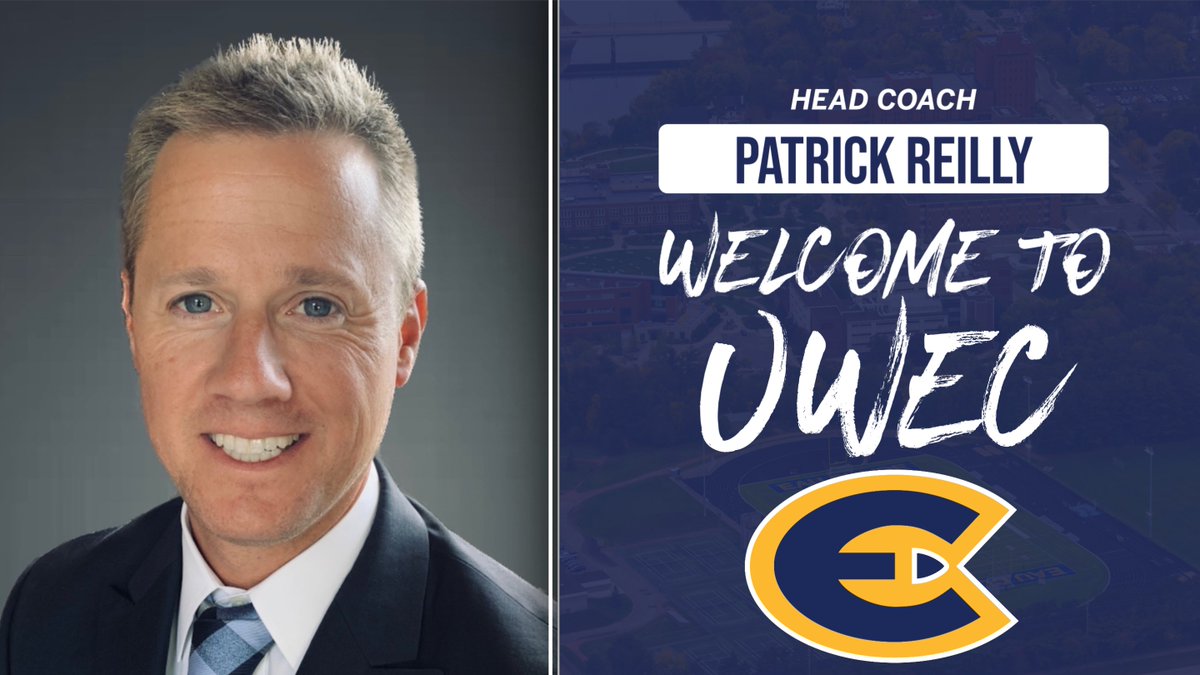 We found our guy! <a href="/UWECAD/">UWEC AD</a> has announced the hiring of Patrick Reilly as <a href="/UWECBaseball/">UWEC Baseball</a>'s next head coach! Welcome to family, Patrick! ⚾💙💛
📰blugolds.com/x/nv5yo