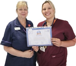 Congratulations Dulce for achieving your five service award, here’s to the next five years.