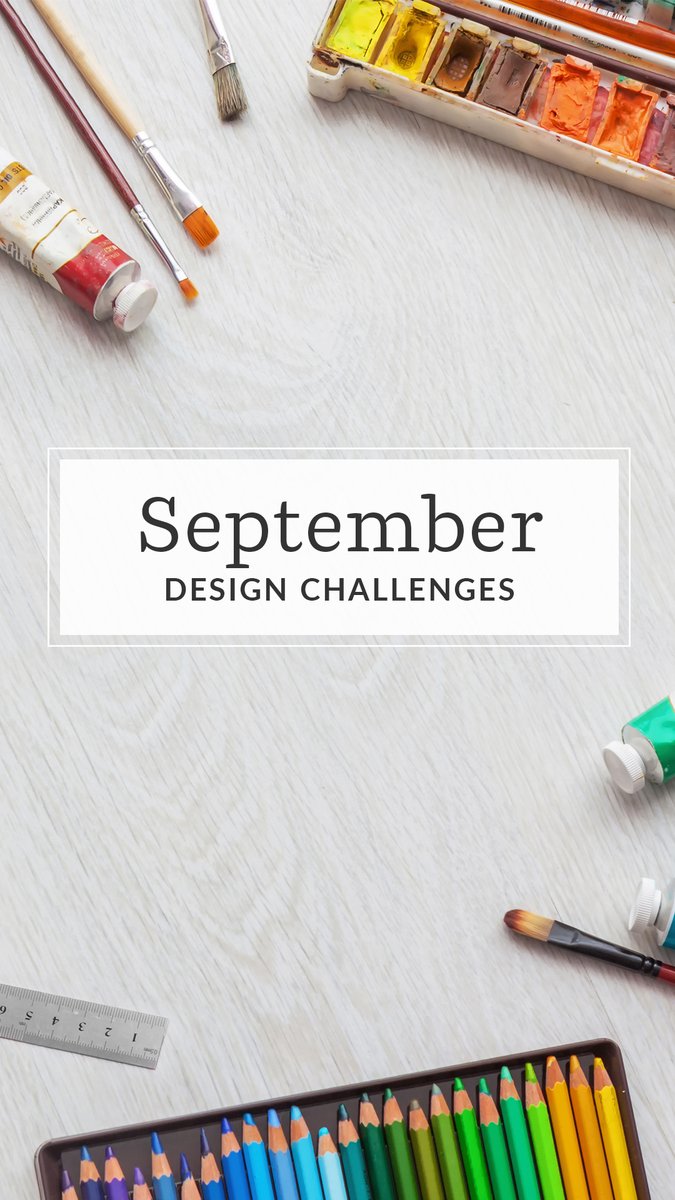 It's starting to get a little spooky around here! See what's waiting for you in September's Design Challenge themes. 👻🗺️🛶 >> bit.ly/3OG6RhK