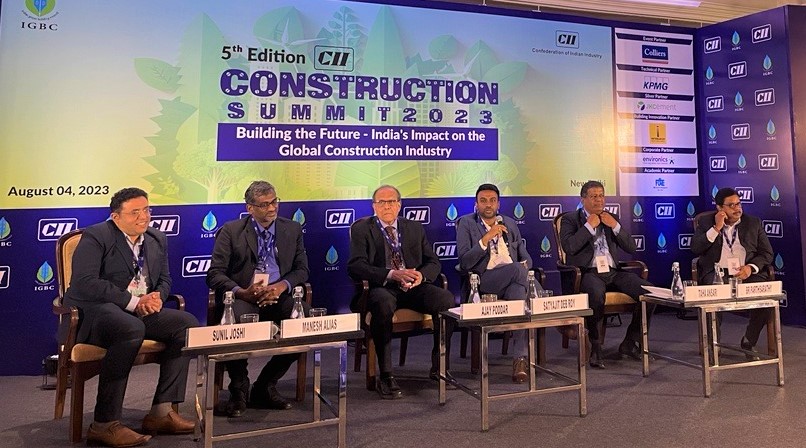 KPMGIndia's tweet photo. Five C's to catalyse the adoption of #digitaltech in #construction industry - Clarity, Commitment, Collaboration, Cost effective and Community-centric: Satyajit Deb Roy, @KPMGIndia in a panel discussion at the @FollowCII Construction Summit. https://t.co/36n04Yt3V9