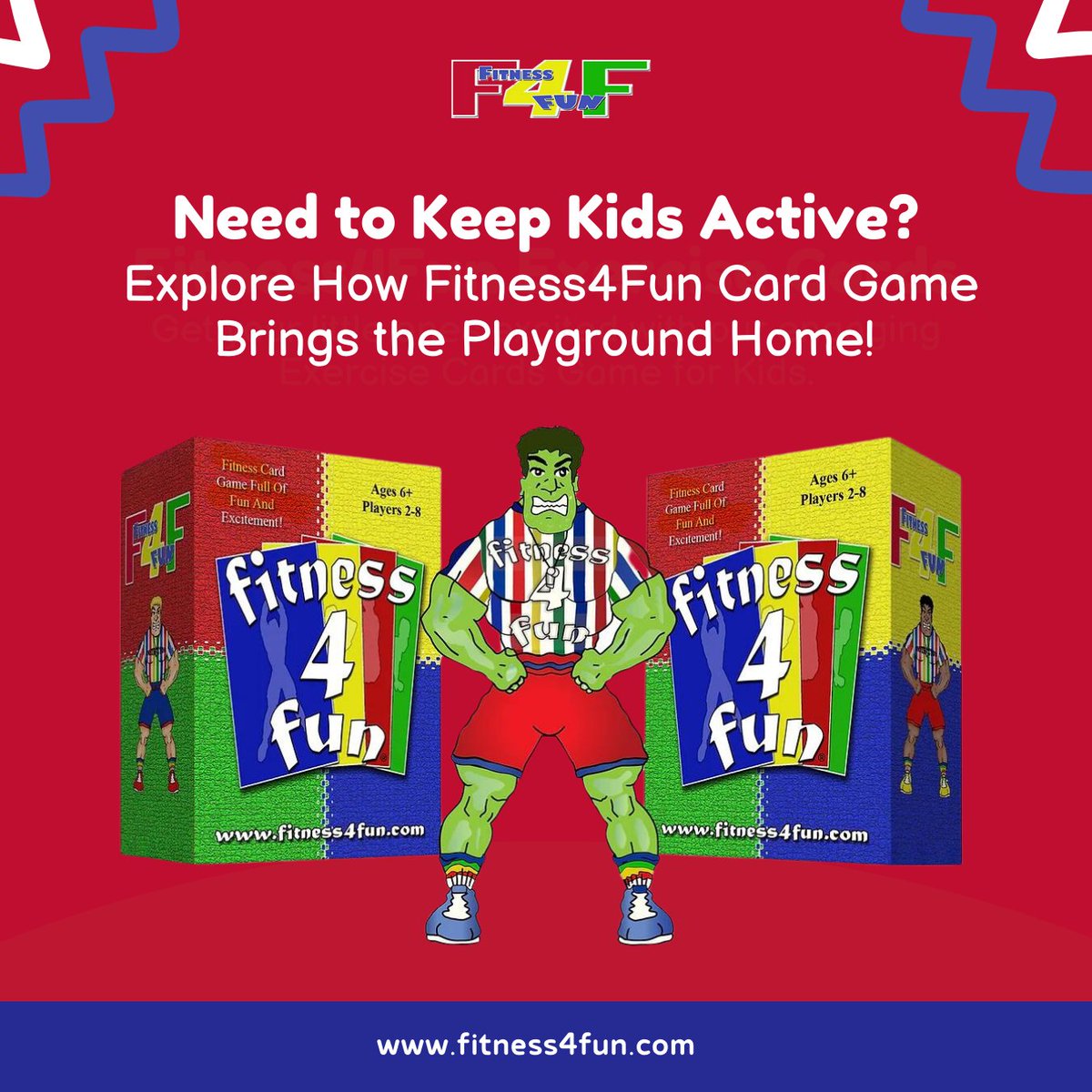 Exercise4fun2's tweet photo. Play your way to a healthier lifestyle with Fitness4Fun Card Game! 🃏🏃‍♂️ Keep kids active while having a blast right at home.

#exercise4fun2 #strong #cardgame #games #playingcards #kidsactive #activekid https://t.co/v3z1csDZlt