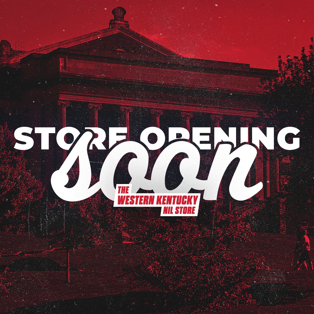🚨 𝐀𝐭𝐭𝐞𝐧𝐭𝐢𝐨𝐧 𝐇𝐢𝐥𝐥𝐭𝐨𝐩𝐩𝐞𝐫 𝐍𝐚𝐭𝐢𝐨𝐧 🚨 The @WKUNILStore will open soon with officially licensed NIL apparel and jerseys from all of your favorite WKU student-athletes! Stay tuned 🤫 📝 | goto.ps/45grG8M