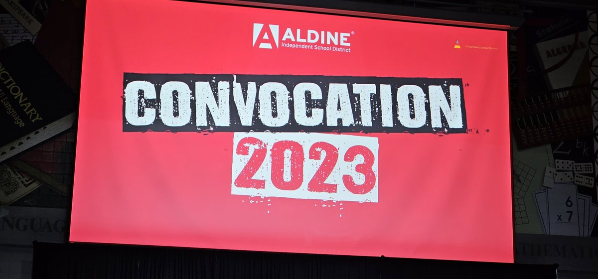 RendonGL401's tweet photo. THE FABRIC OF ALDINE.
@AldineISD Convocation
#AldineStart23 #AldineConnected #AldineConectado #Allin4Aldine #AldineConvocation https://t.co/9LGDmQhkdu